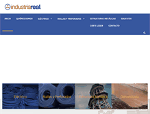 Tablet Screenshot of industriareal.com